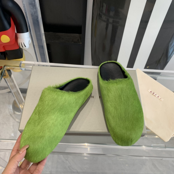 ma slide white fussbett sabot loafers mar-001