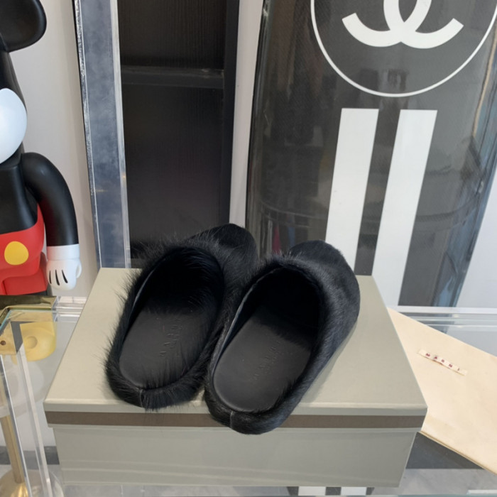 ma slide white fussbett sabot loafers mar-005