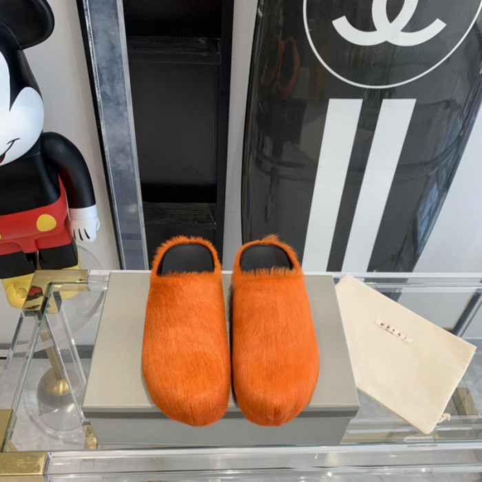 ma slide white fussbett sabot loafers mar-002