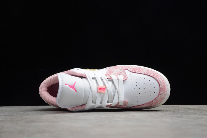 jordan 1 low paint drip (gs) cw7104-601