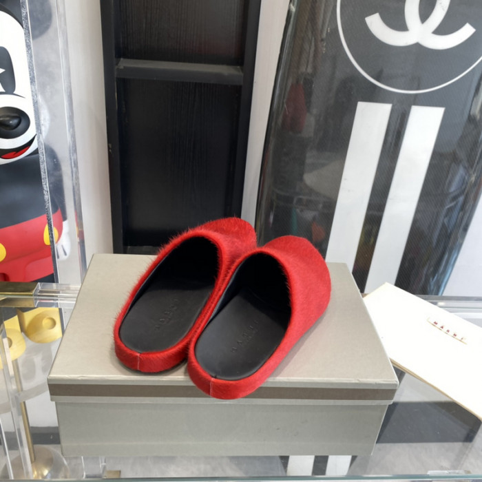 ma slide white fussbett sabot loafers mar-012