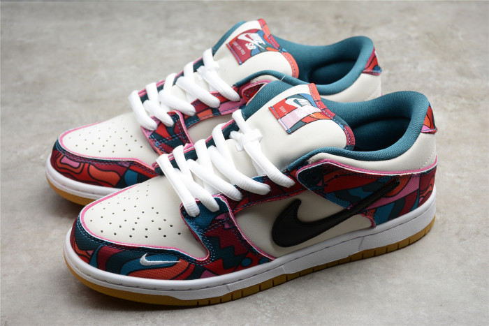 nike sb dunk low pro parra abstract art dh7695-600