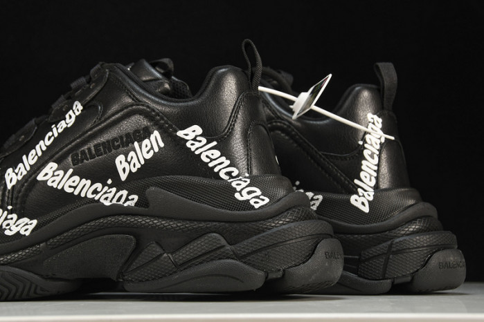 balenga triple s black clear sole btsbcs-030