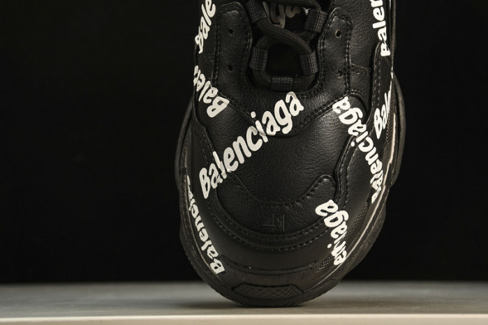 balenga triple s black clear sole btsbcs-030