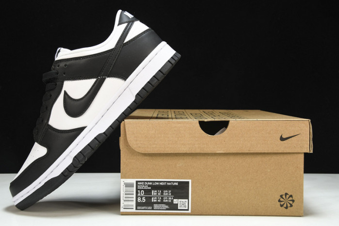 nike dunk low next nature white black - dd1873-102