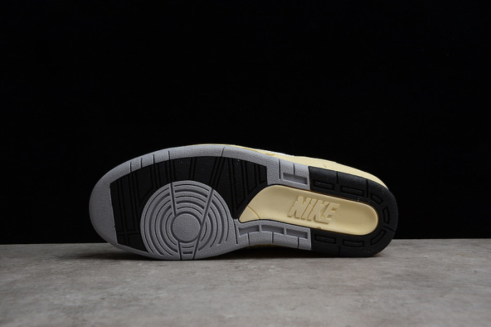 ow x air jordan 2 low sp white black grey dj4375-101