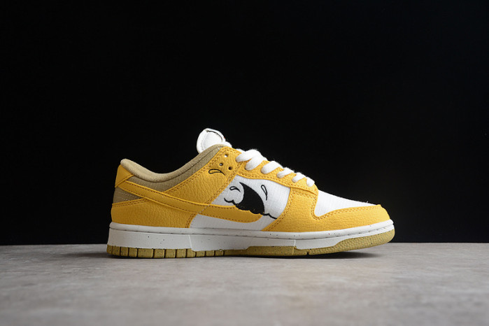 nike dunk low sun club white yellow dv1681-100