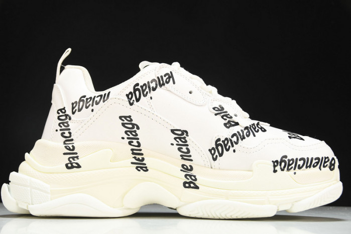 balenga triple s black clear sole btsbcs-018