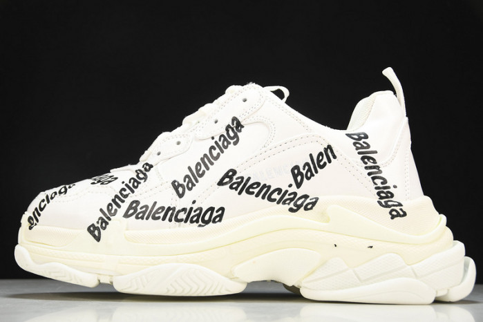 balenga triple s black clear sole btsbcs-018