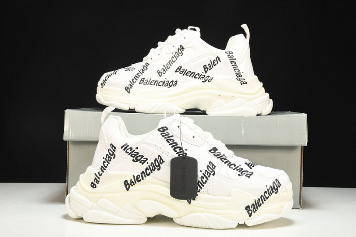 balenga triple s black clear sole btsbcs-018