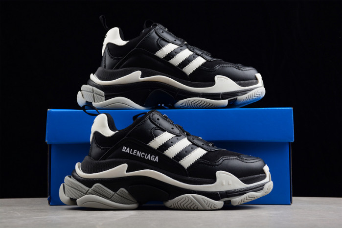 balenga triple s black clear sole btsbcs-005