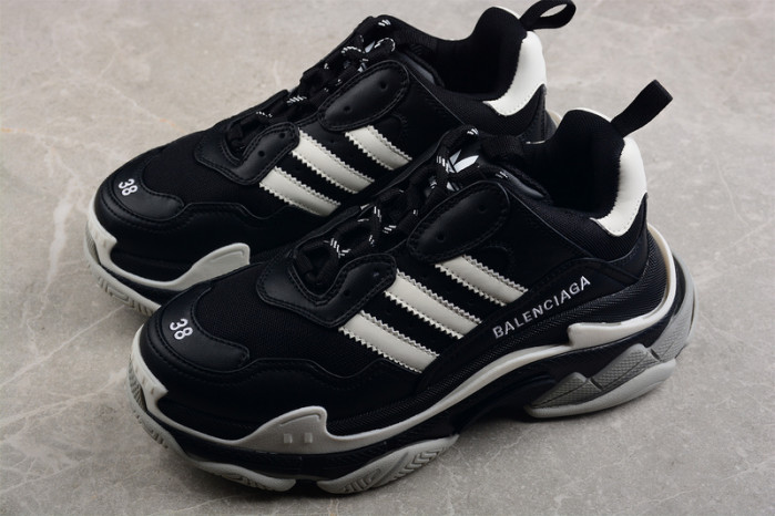 balenga triple s black clear sole btsbcs-005